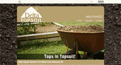 Desktop Screenshot of deltatopsoil.com